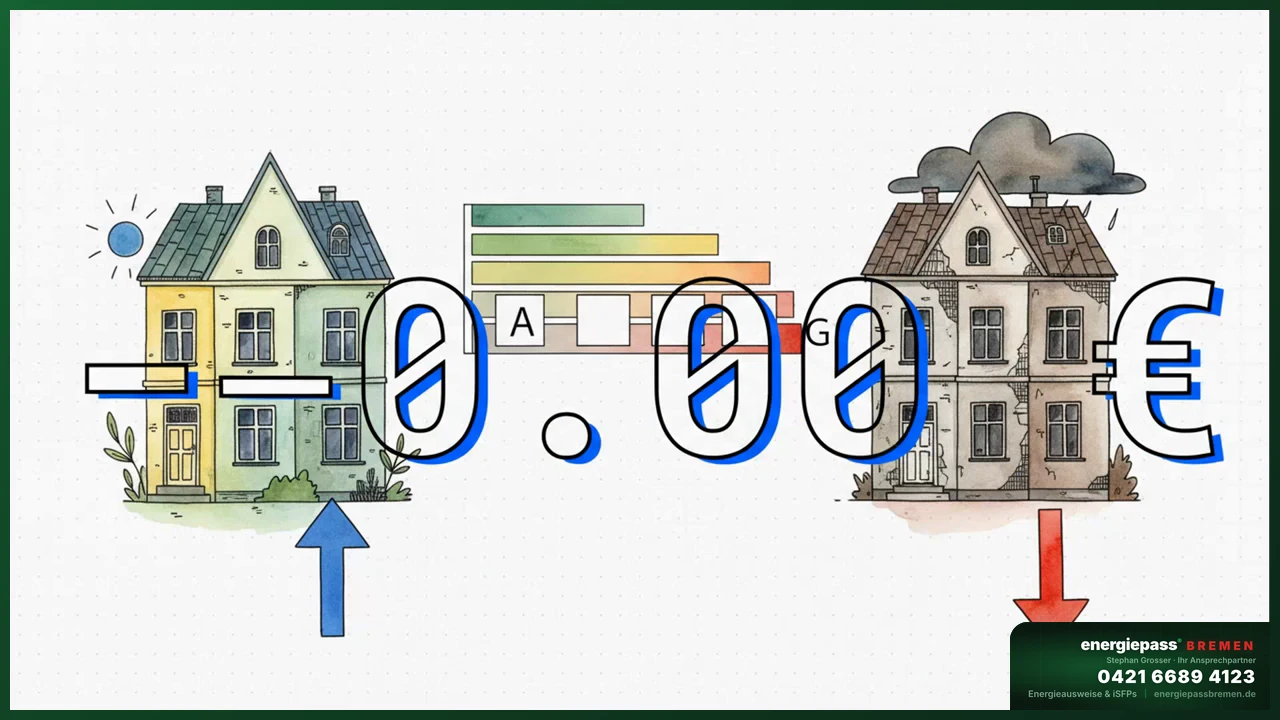 Einfluss der Effizienzklasse auf den Immobilienwert — Preisunterschiede pro Klasse